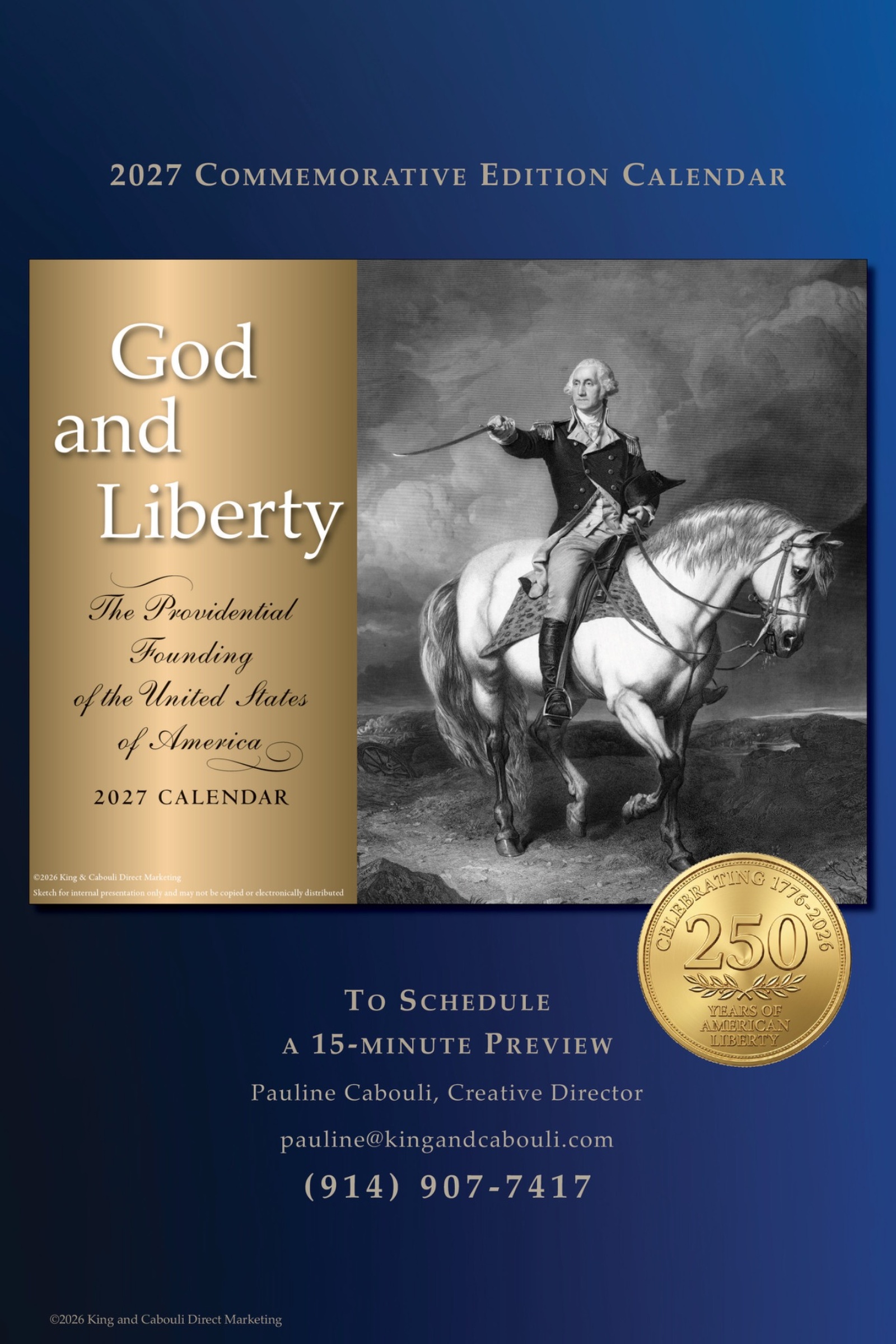 God and Liberty 2027 Commemorative Edition Calendar preview